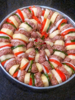 صورة لوصفة صينية البطاطس بالكفتة