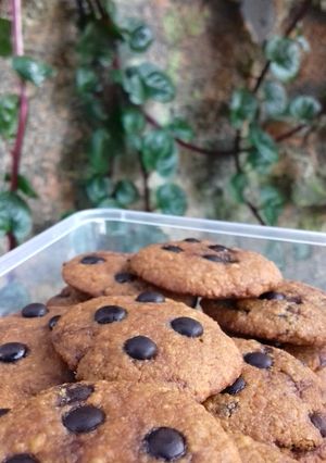 Foto resep Pumpkin Oat Chocolate Cookies (Teflon)