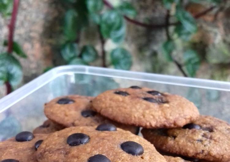 Resep Pumpkin Oat Chocolate Cookies (Teflon) Anti Gagal