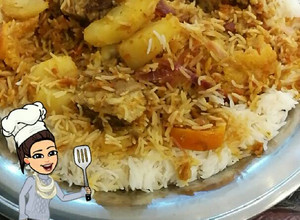 صورة لوصفة رز كابلي باللحم
