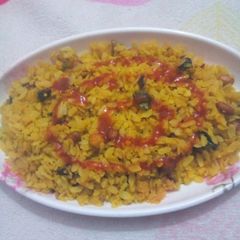 A picture of Veg poha.