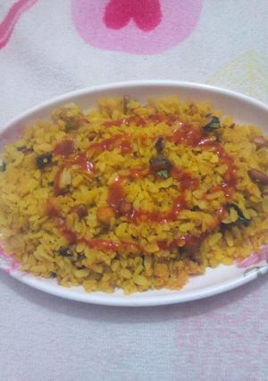 A picture of Veg poha.