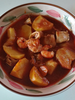 Una foto de Patatas marinera