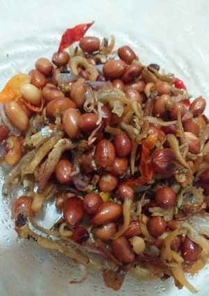 Foto resep Teri goreng kacang