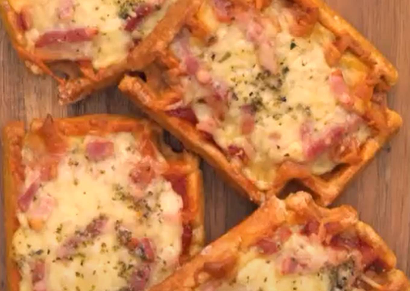 Gofre-pizza