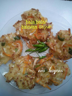Foto resep Bala bala / bakwan sayur
