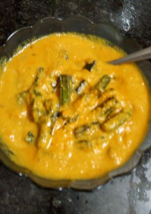 A picture of Gravy wali Bhindi.