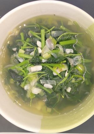 Foto resep Sayur bening bayam temu kunci