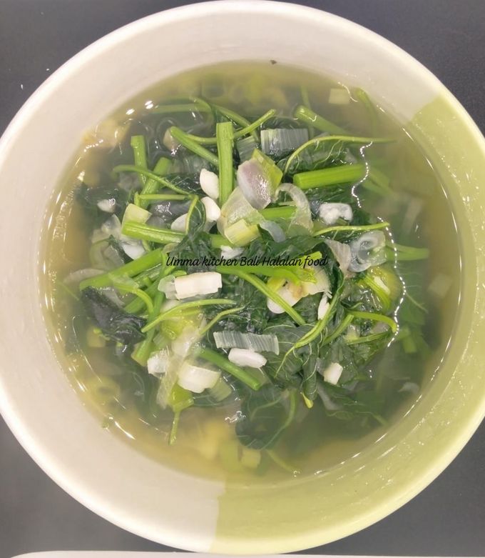Foto resep Sayur bening bayam temu kunci