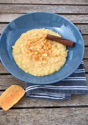 Pikáns sárgaborsó dahl recept fotója