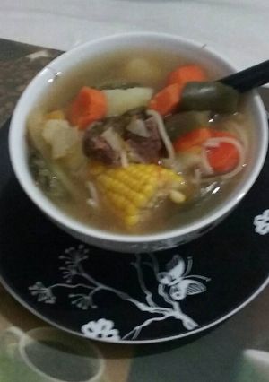 Una foto de Sopa de verduras