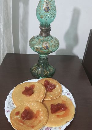 عکسی از دستور پنکک با مربا گلابی😋😋🥰🥰