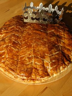 Une photo de Galette des rois frangipane