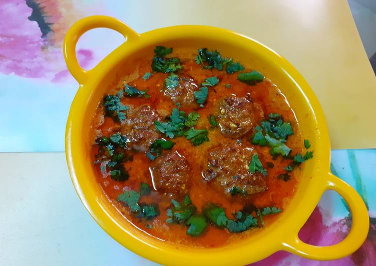 Recipe of Speedy Lauki kofta In lehsuni gravy