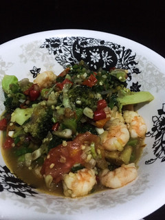 Foto resep Tumis Udang Brokoli Super Pedas