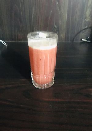 A picture of Aloo bukara drink.