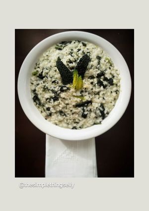 Foto di Risotto con cavolo nero