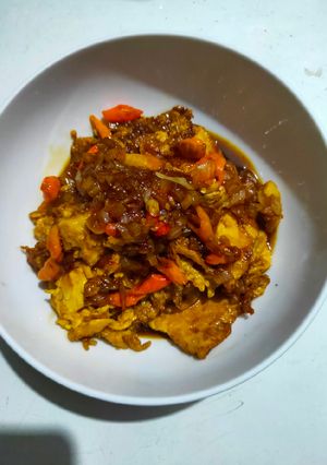 Foto resep Telor ceplok saus tiram