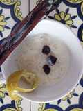 Arroz con leche y cáscara de limón 🍋🍚