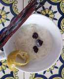 Arroz con leche y cáscara de limón 🍋🍚