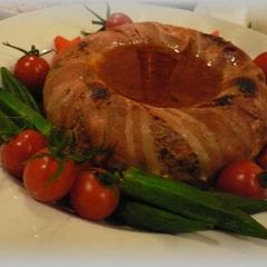 A picture of Christmas Meatloaf.