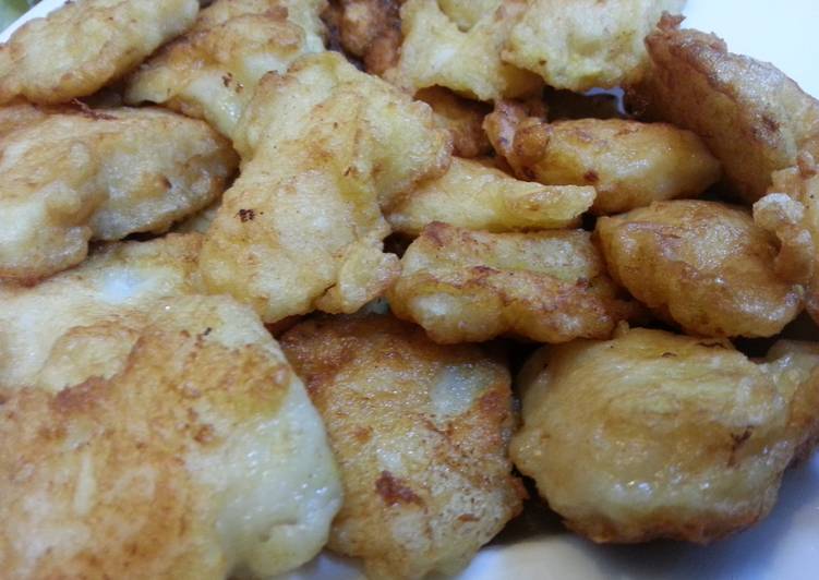 Recipe of Perfect Pan fried fish nuggets