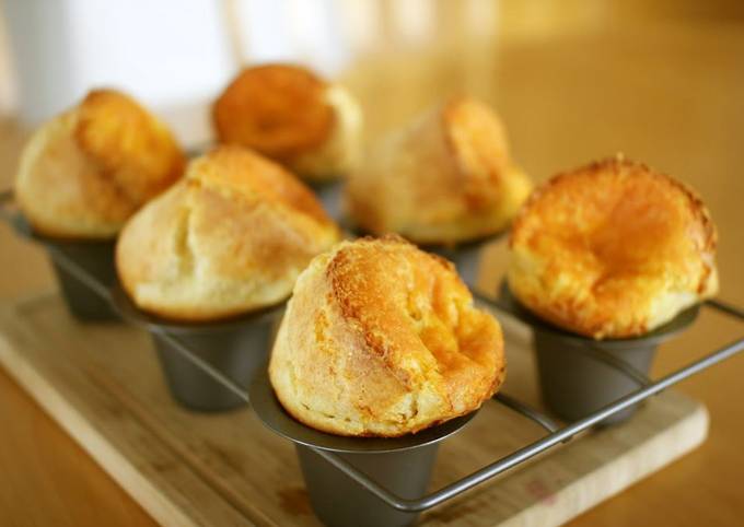 Recipe of Any-night-of-the-week Cheddar Cheese Popovers