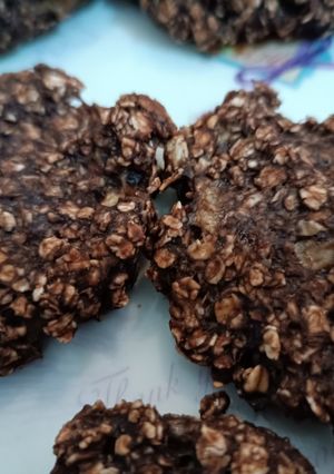 Banános zabkeksz recept fotója
