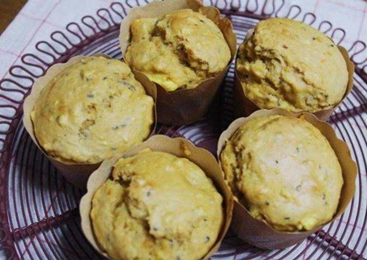 Steps to Make Award-winning Dense Sweet Potato Muffins with Pancake Mix