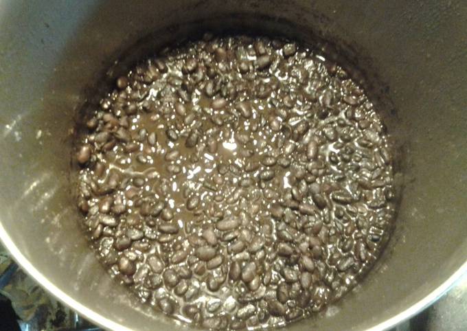 Steps to Prepare Homemade Black Beans