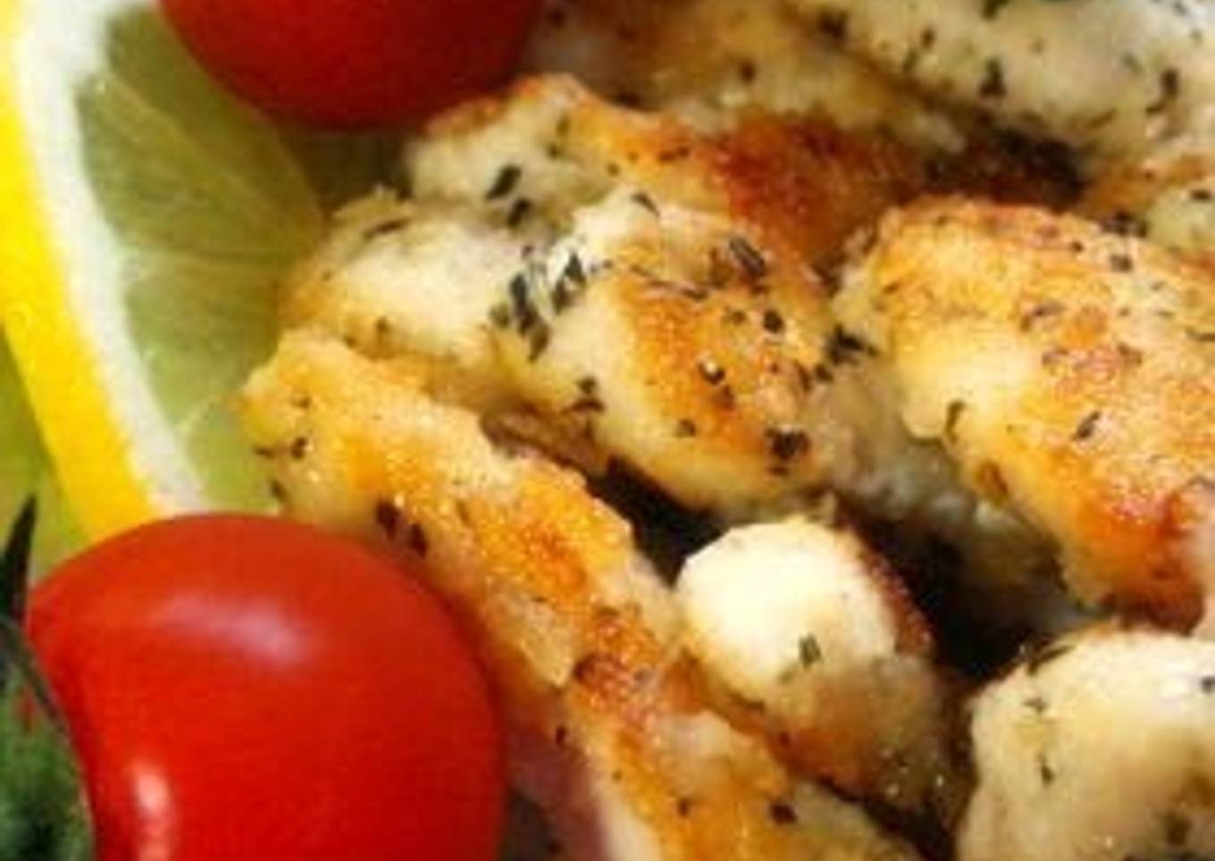 With Lemon Chicken Breast Grilled with Basil and Cheese