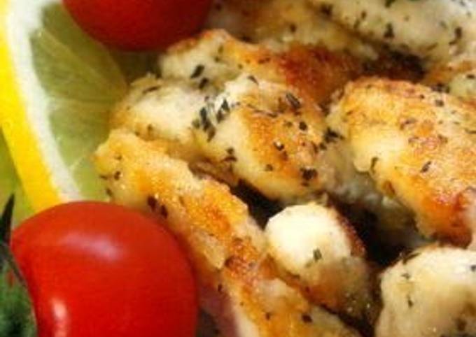 With Lemon Chicken Breast Grilled with Basil and Cheese