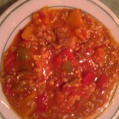 Stuffed Pepper Soup A picture of Stuffed Pepper Soup.