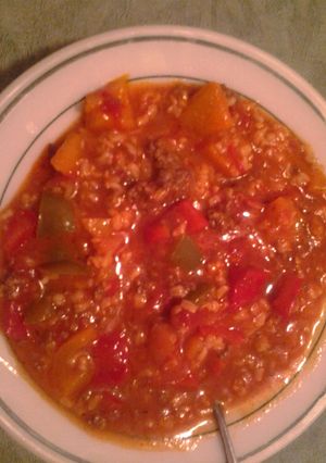 A picture of Stuffed Pepper Soup.