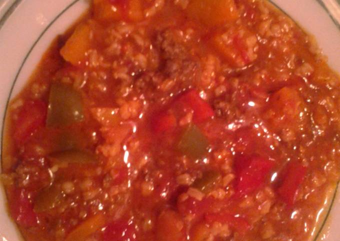 Easiest Way to Make Any-night-of-the-week Stuffed Pepper Soup