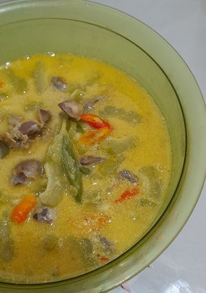Foto resep Gulai Pare Hati Ayam