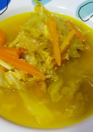 Una foto de Sopa de col