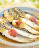 Tender Sardines Simmered in a Pressure Cooker with Pickled Ume and Vinegar