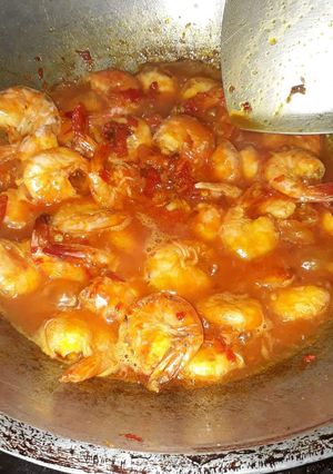 Foto resep Udang bumbu merah