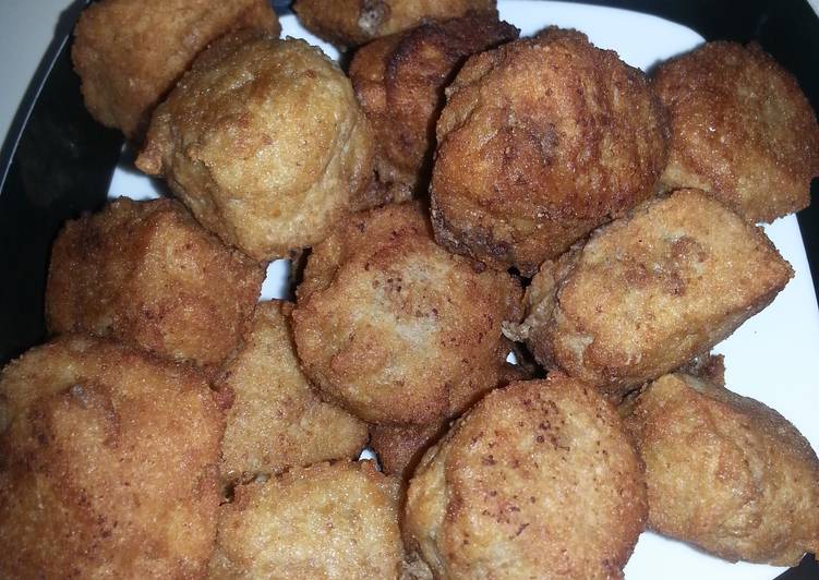 Easy fried meatballs-kofta panne