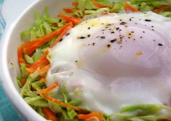 Cabbage & Steamed Fried Eggs