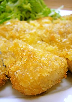 A picture of Non-Deep Fried and Easy Tonkatsu Pork Cutlets.