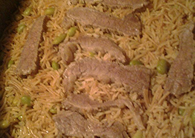 How to Make Quick Basmati rice in beef stock