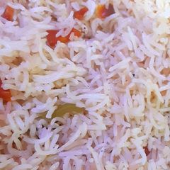 A picture of Restaurant style fried rice.