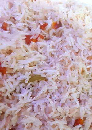 A picture of Restaurant style fried rice.