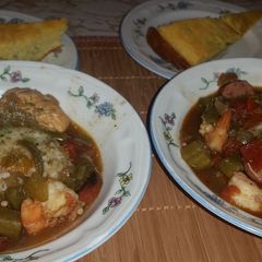 A picture of Gumbo Dishlycious Style.