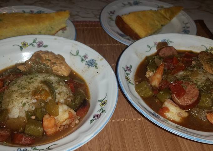 How to Make Super Quick Homemade Gumbo Dishlycious Style