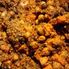 A picture of Sweet Potato and quinoa chili.