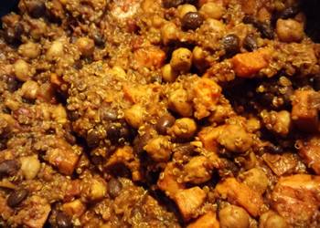 Fresh, Serving Recipe Sweet Potato and quinoa chili Delicious and Healthy Fresh, Serving Recipe Sweet Potato and quinoa chili Delicious and Healthy