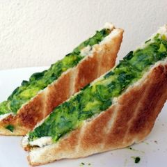 A picture of Spinach And Avocado Sandwich.